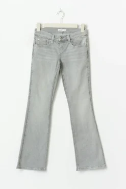 Ultra low bootcut jeans