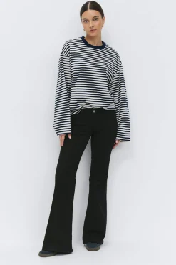 Ultra low flare jeans