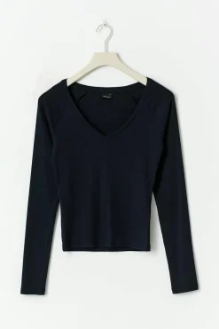 V-neck top