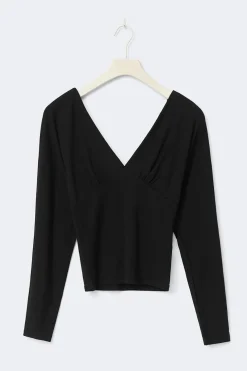 V-neck top