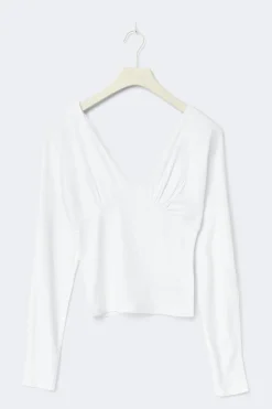 V-neck top