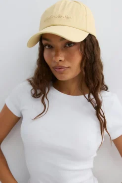 Washed cotton cap
