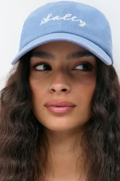 Washed cotton cap