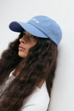 Washed cotton cap