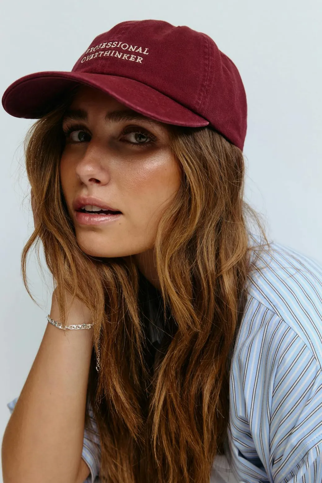 Washed cotton cap