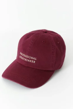 Washed cotton cap