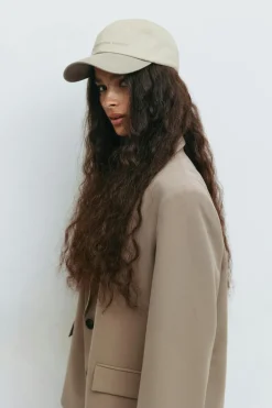 Washed cotton cap