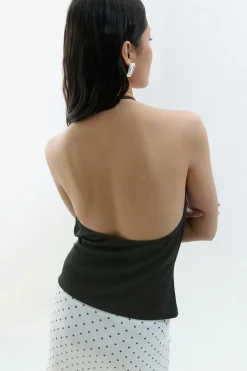 Waterfall neck singlet