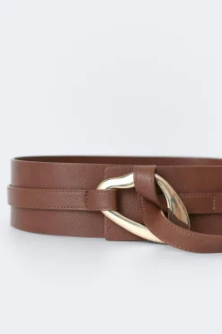 Wide statement belt