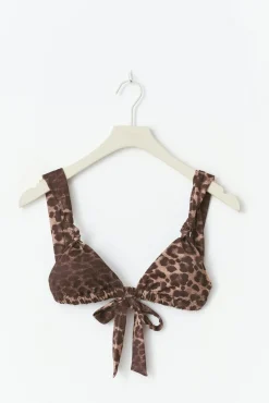 Wide strap bikini top