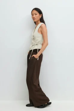 Wrap tie vest