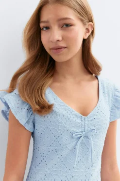 Y broderie anglais dress