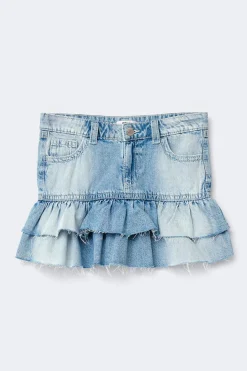 Y denimdoll frill skirt