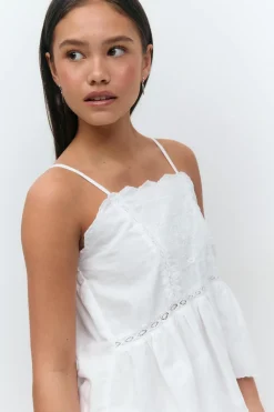 Y embroidery singlet