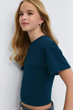 Y fitted tee