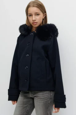 Y fur felt jacket