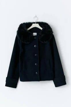 Y fur felt jacket