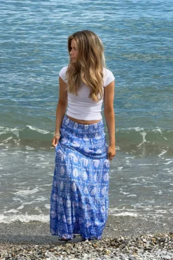 Y iconic boho maxi skirt