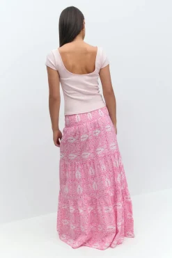 Y iconic boho maxi skirt