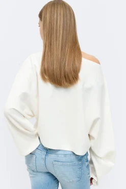 Y knitted poncho top
