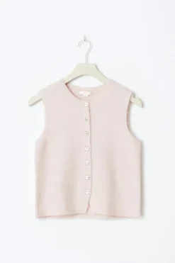Y knitted vest