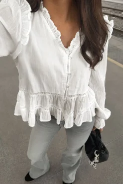 Y long sleeve blouse