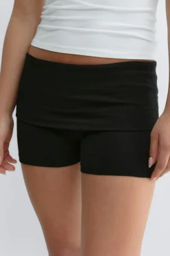 y low waist yoga shorts