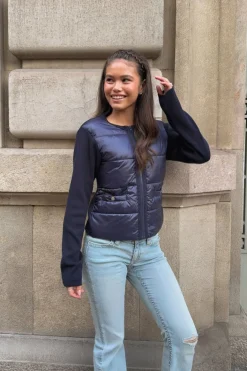 Y padded rib jacket