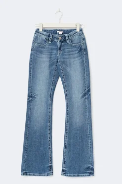 Y sparkle low flare jeans tall
