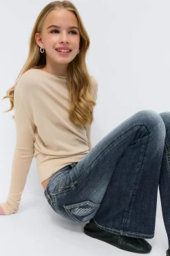 Y too messy flare jeans