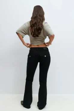Y2k low bootcut jeans