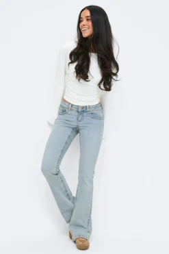 Y2k low bootcut jeans