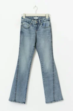 Y2k low twisted bootcut jeans